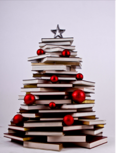 Albero di natale di libri