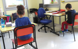 Alunni della scuola ospedaliera
