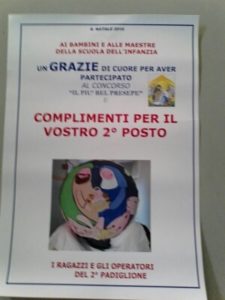 Diploma del secondo posto