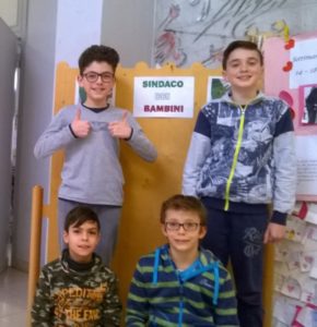Il candidato sindaco Giorgio Iaconis e la sua giunta