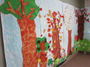 Il bosco realizzato dai bambini