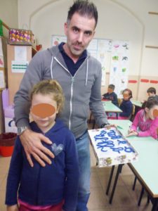 Il regalo della classe a Ivano