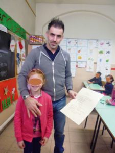 La poesia scritta di Leopardi in corsivo