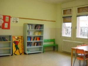 La biblioteca della scuola