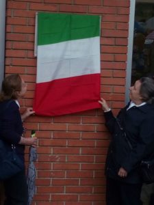 Inaugurazione della nuova targa