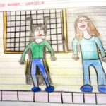 Disegni dei bambini di terza: Andrea racconta la sua esperienza