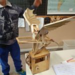Modello della macchina volante di Leonardo