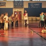 gruppo di bambini sullo sfondo